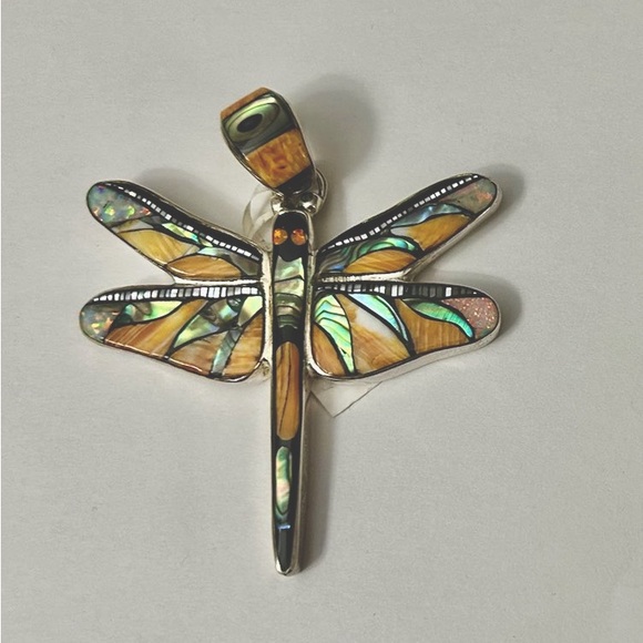 Sterling Silver Dragonfly Pendant - Picture 3 of 7